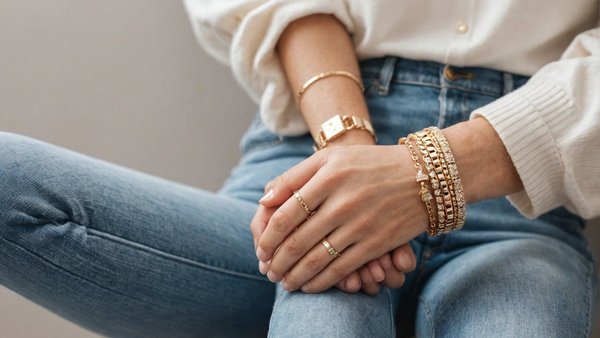 Explorez les élégants bracelets histoire d'or à prix doux