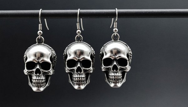 Top 5 boucles d'oreilles tête de mort pour un look audacieux